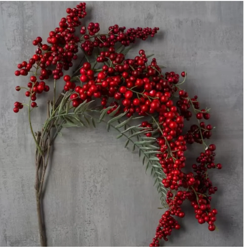 3/ New stems for winter season! Red Berry Cluster Stem by Ashland